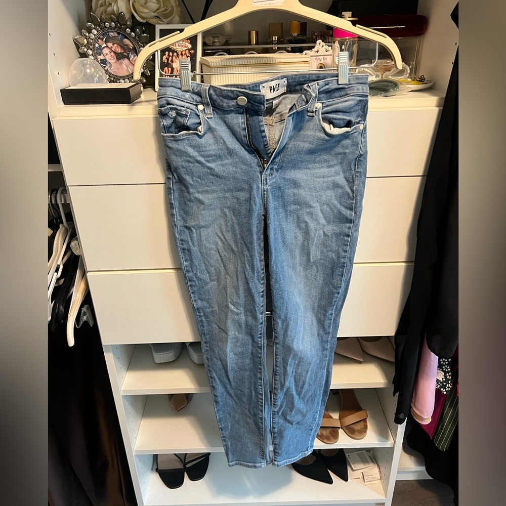 PAIGE Light Blue Skinny Jeans
